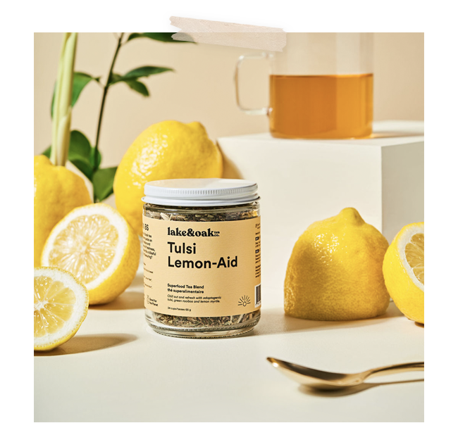 Iced Tulsi Lemon-Aid How To