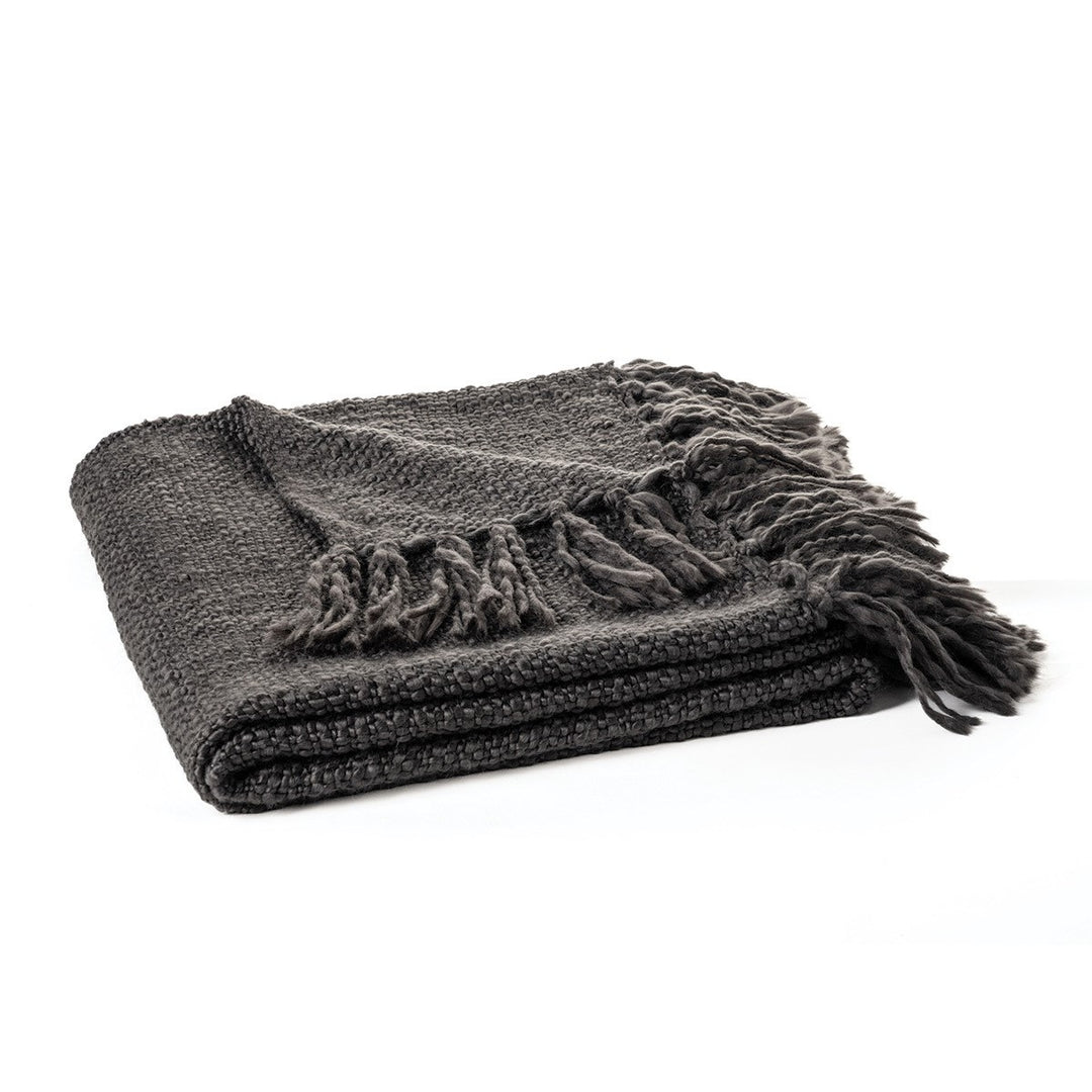 The Shale Throw Blanket in Charcoal