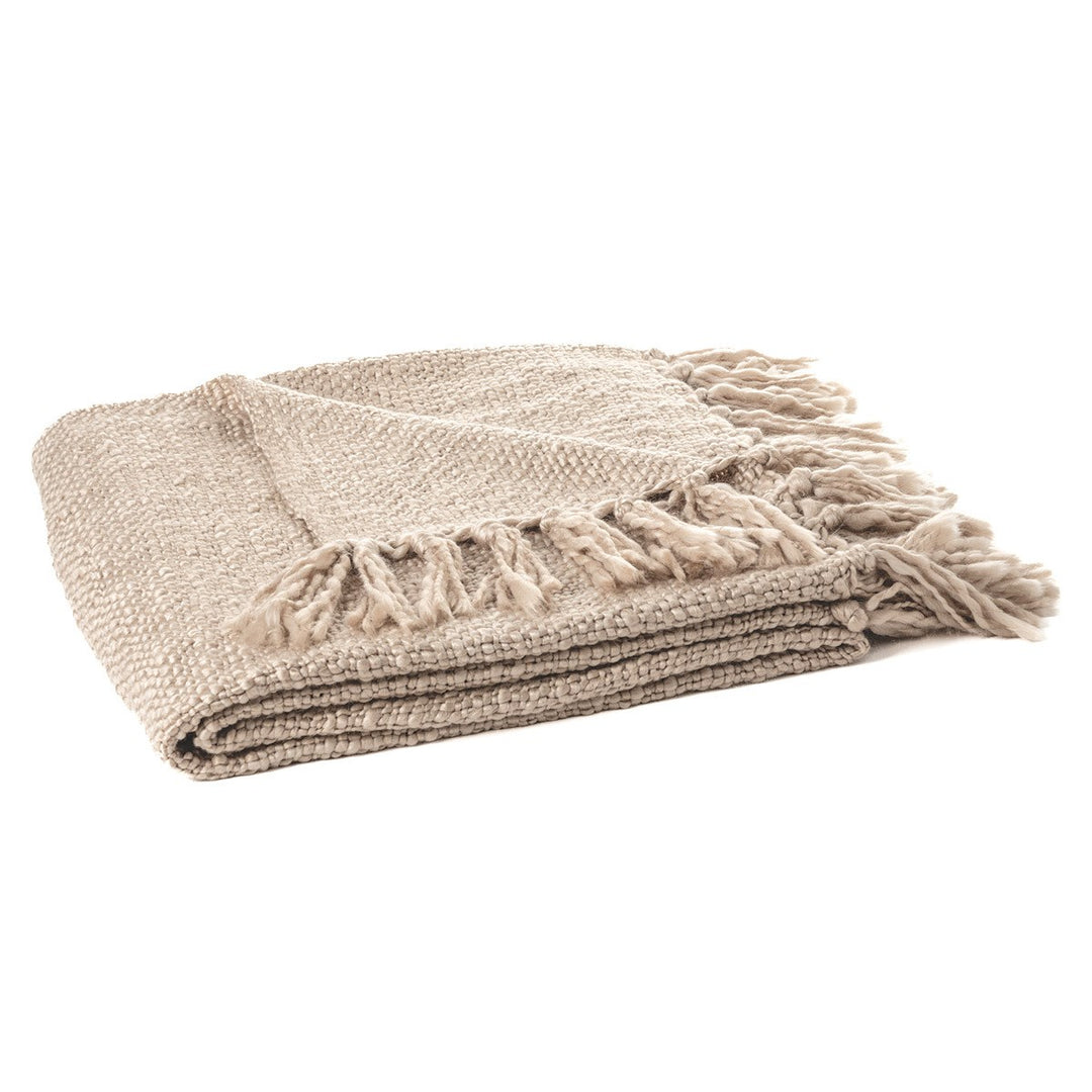 The Shale Throw Blanket in Soft Stone