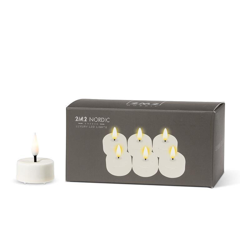 Nordic LED Tealight Set – 6 Pack