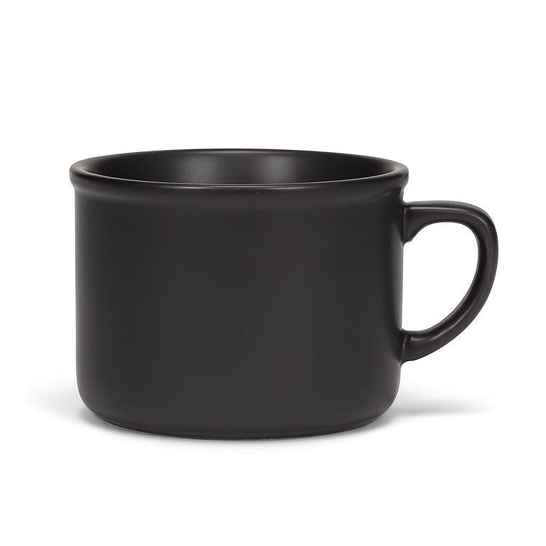 Matte Black Cappuccino Cup