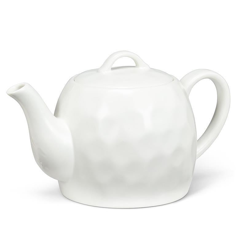 Luna Matte White Teapot