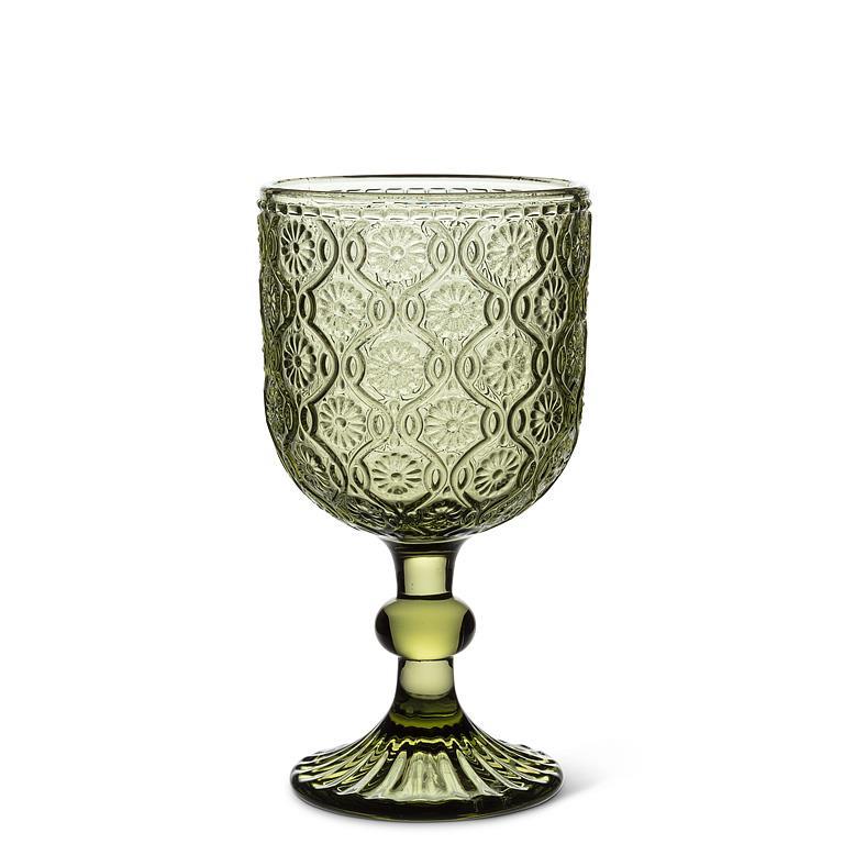 Olive Lace Goblet Set