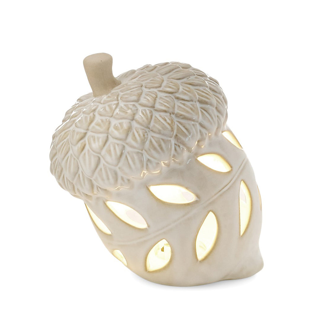 LED Porcelain Acorn