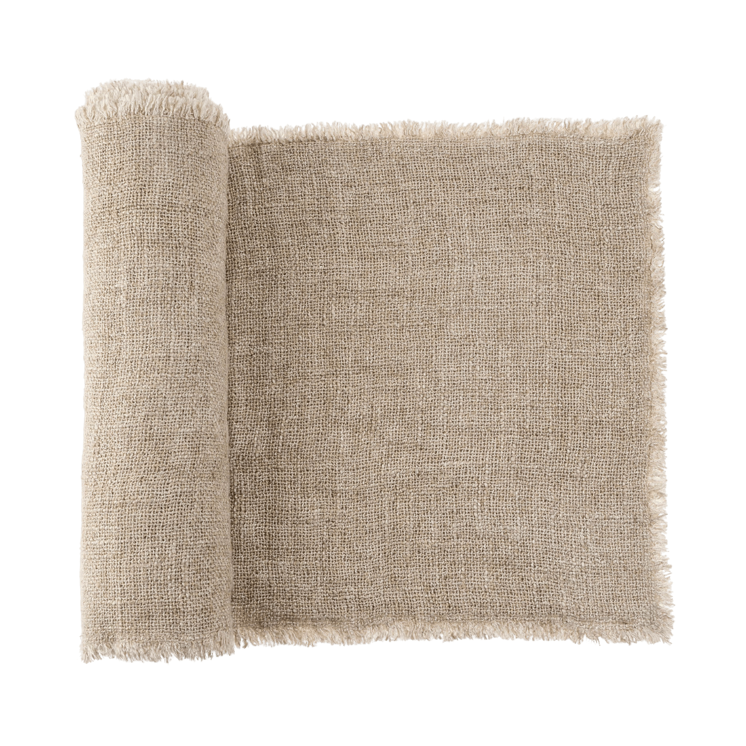 Coastal Drift Linen Runner