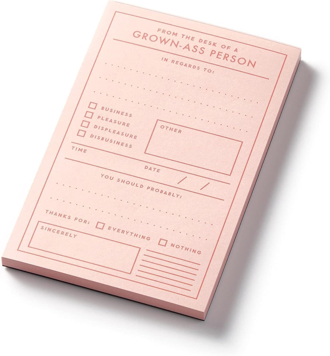 Grown-ass Person Memo Pad