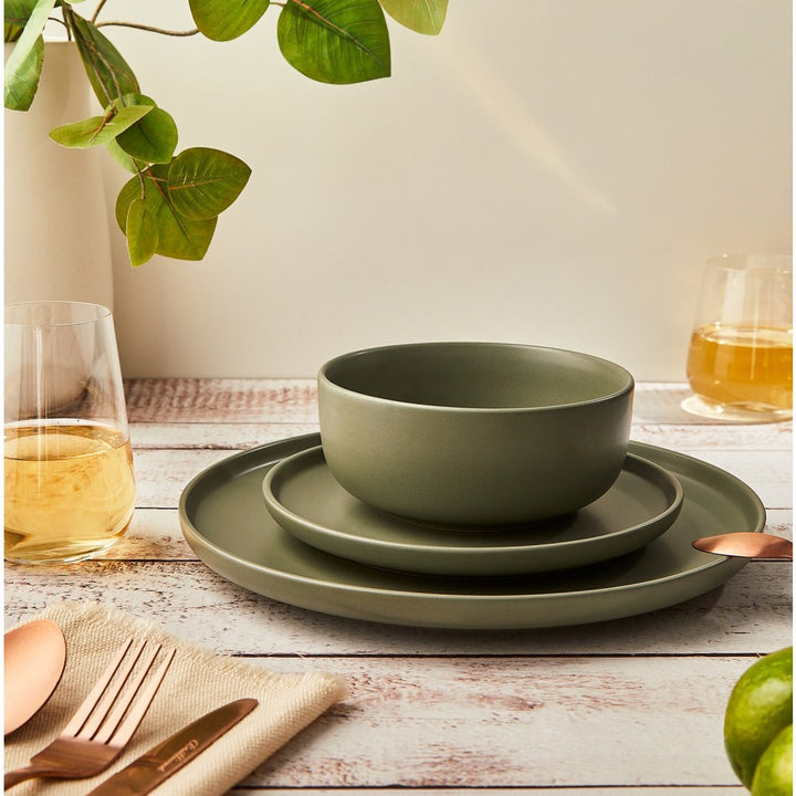 Sage Stone Dinnerware Set – 12 Piece