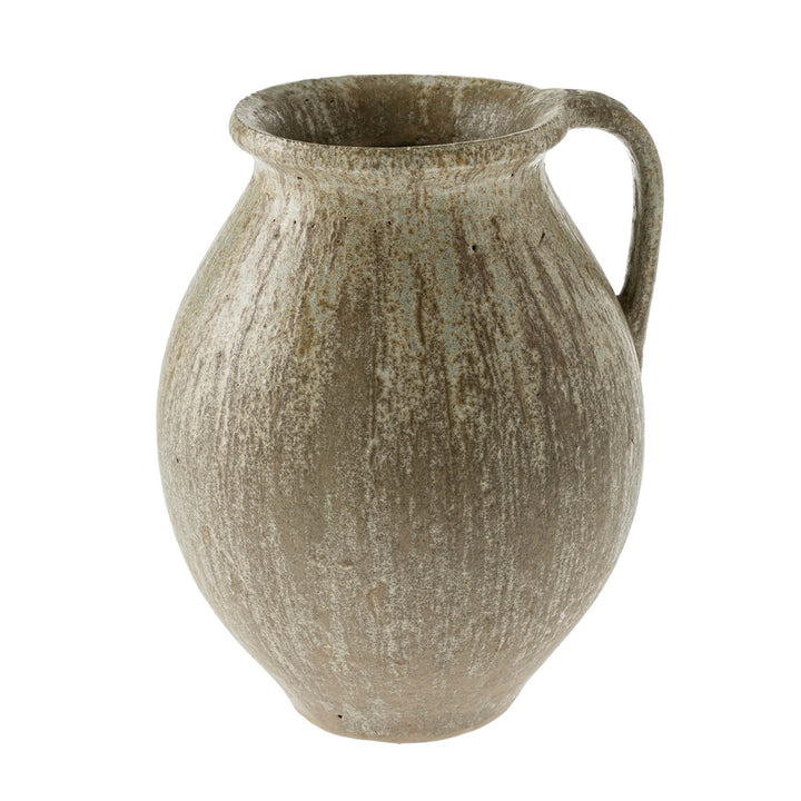 Reactive Brown Rhodes Vase