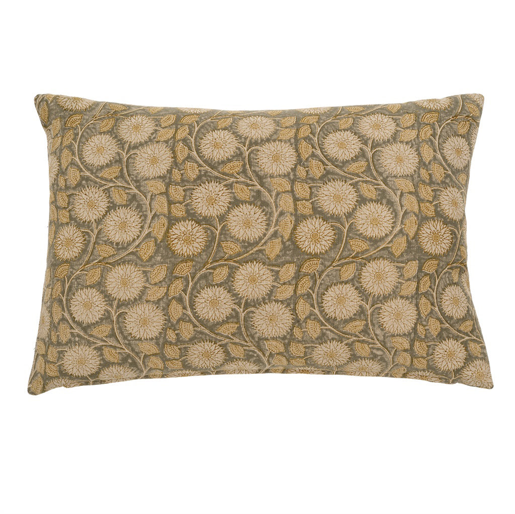 Marigold Block Print Pillow