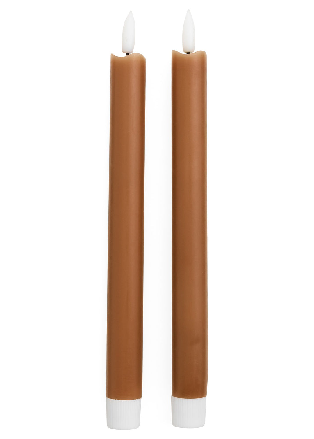 LED Taper Candle Set – Dusty Rose (Set of 2)