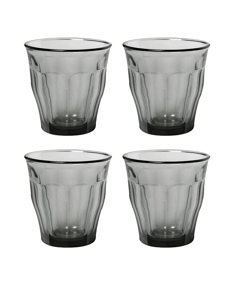 Smoke Glass Tumbler Set of 4