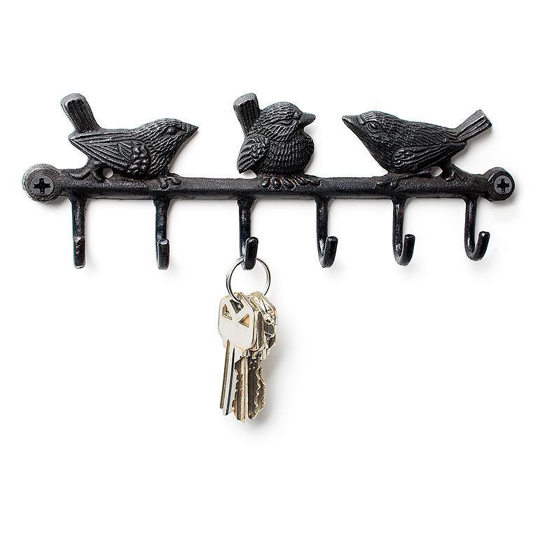 Cast Iron Bird Perch Wall Hook