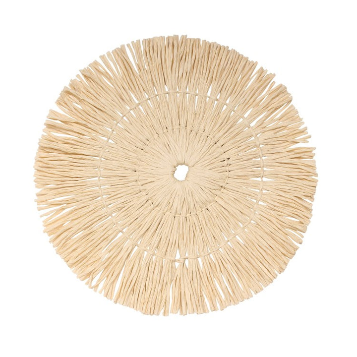 Round Paper Straw Placemat