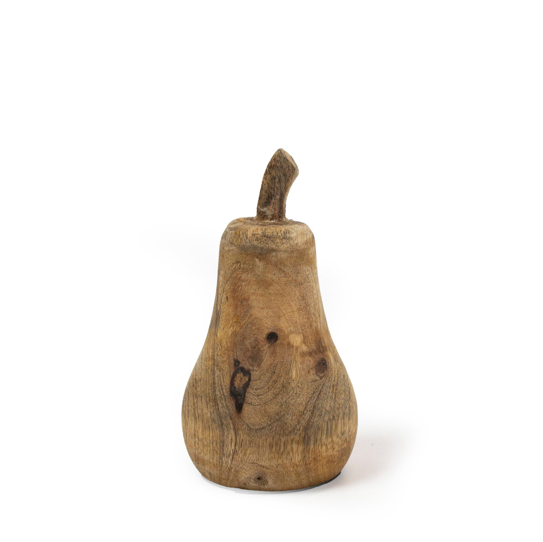 Carved Wooden Pear
