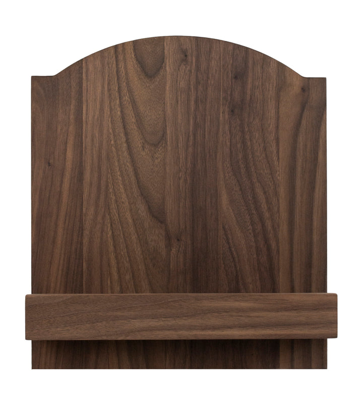 Walnut Cookbook Holder – Arch