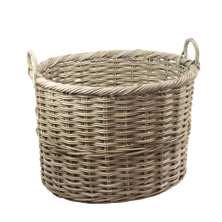 Oval Rattan Basket