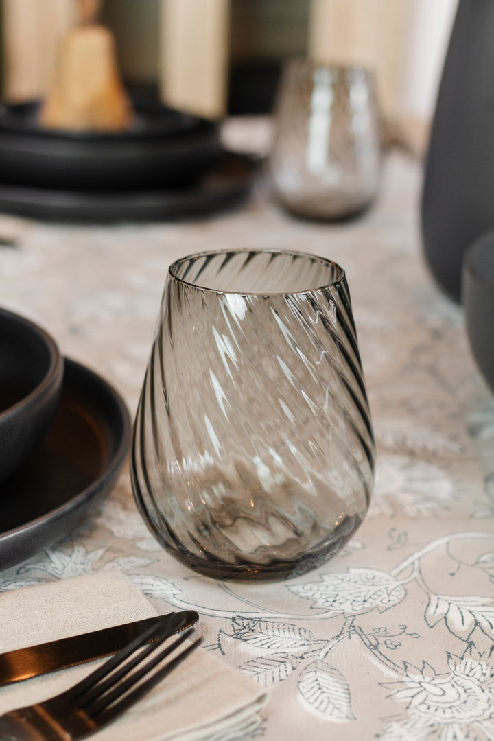 Noir Stemless Wine Glass Set of 2