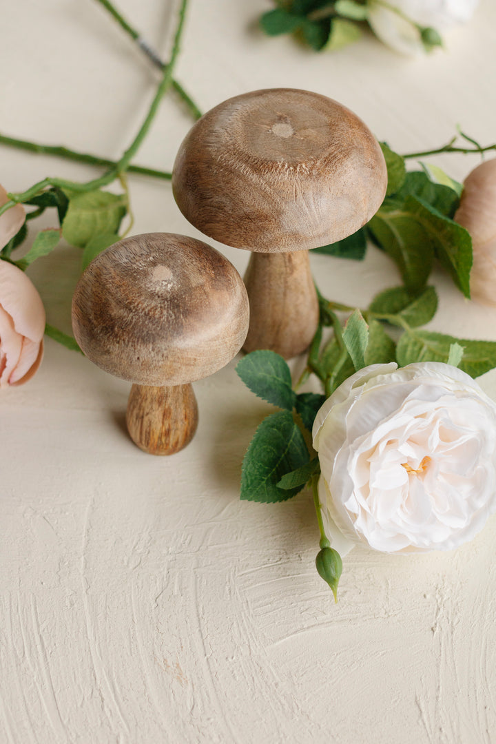 Cream English Garden Rose Stem