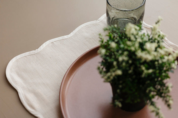 Ridgewood Scalloped Placemat Set of 4