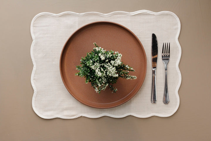 Ridgewood Scalloped Placemat Set of 4