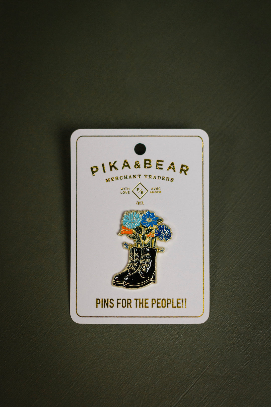 Boot-Quet Enamel Pin