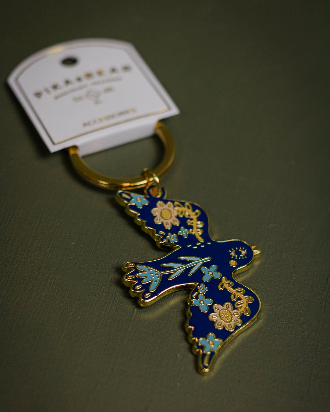 Freya Enamel Bird Keychain
