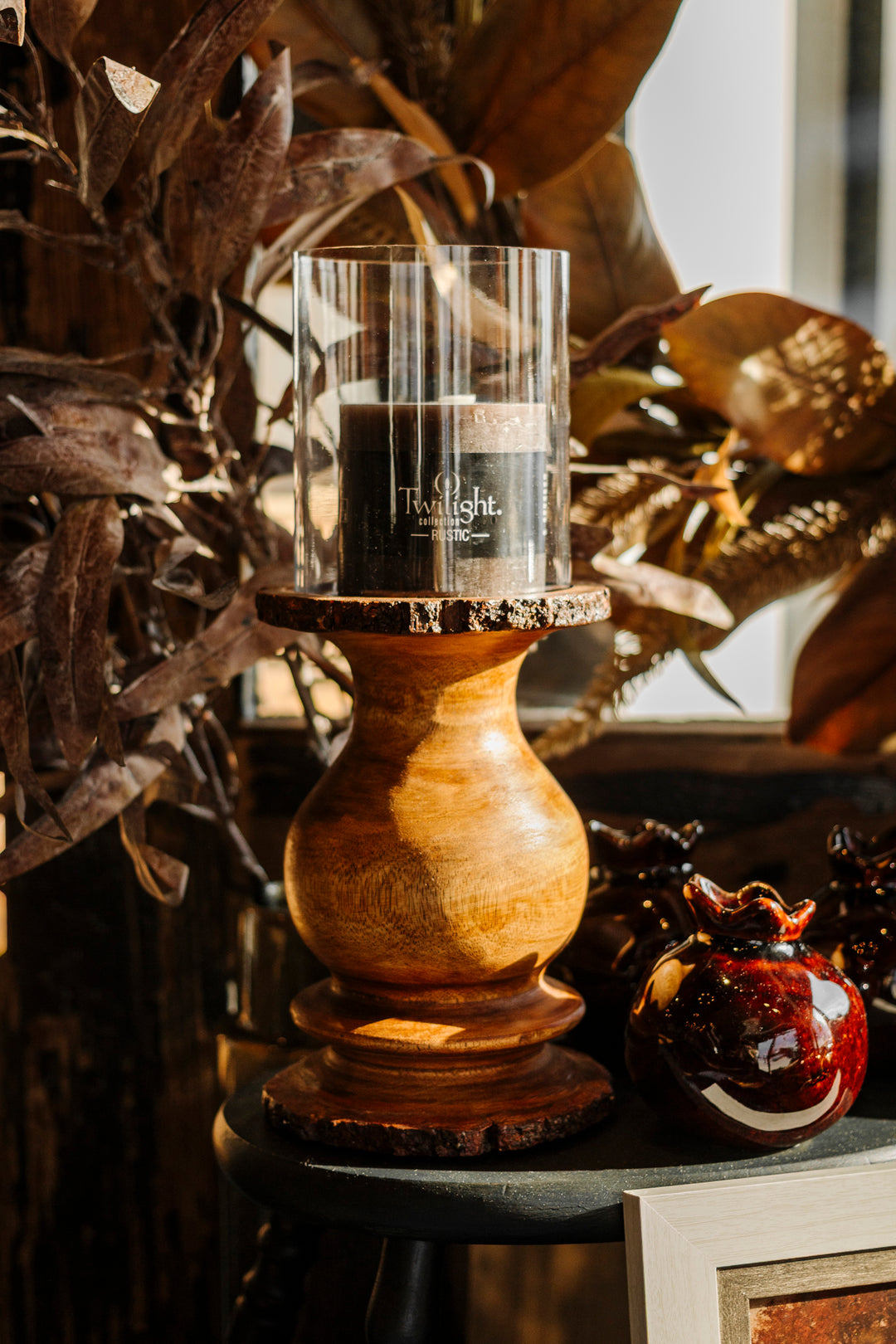 Arden Live Edge Pedestal Hurricane