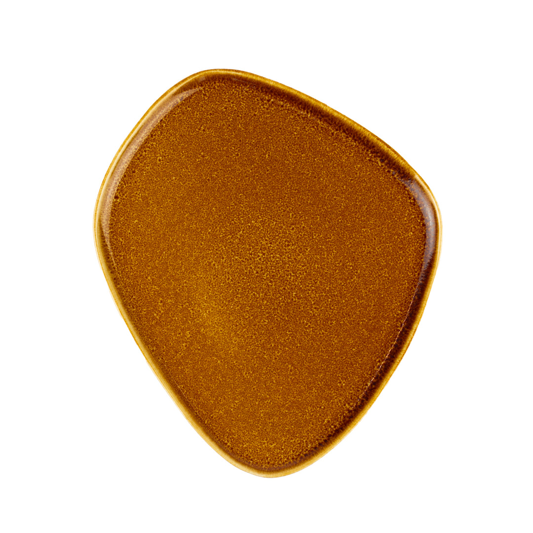 Amber Stone Plate