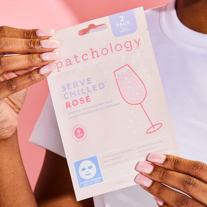 Rosé Hydrating Face Sheet Mask 2-Pack