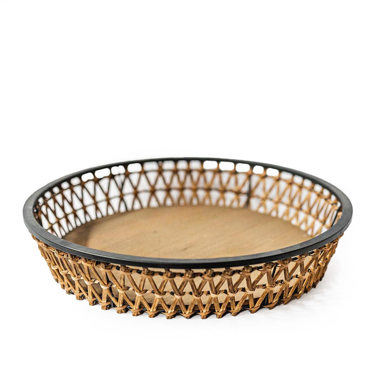 Woven Rattan Tray