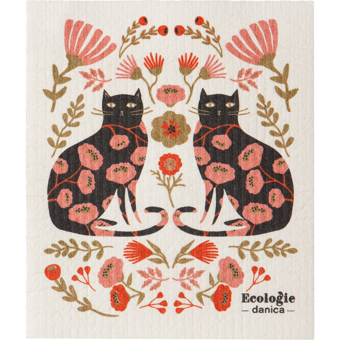 Midnight Bloom Sponge Cloth