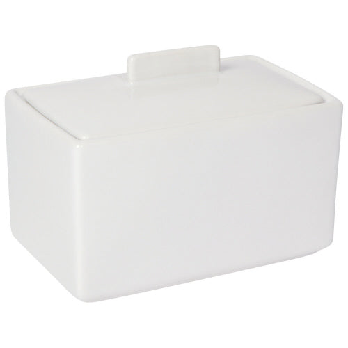 1lb White Butter Dish
