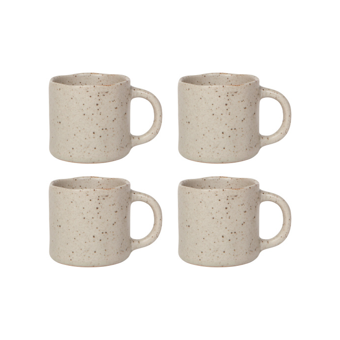 Maison Speckled Espresso Cup Set – 4 Pack