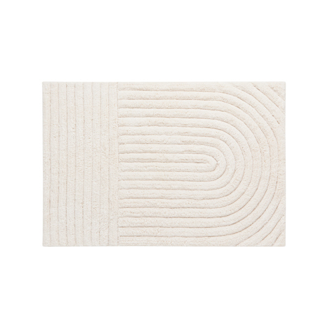 Arc Tufted Cotton Rug