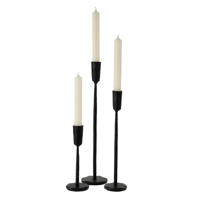Black Iron Candlestick Holder