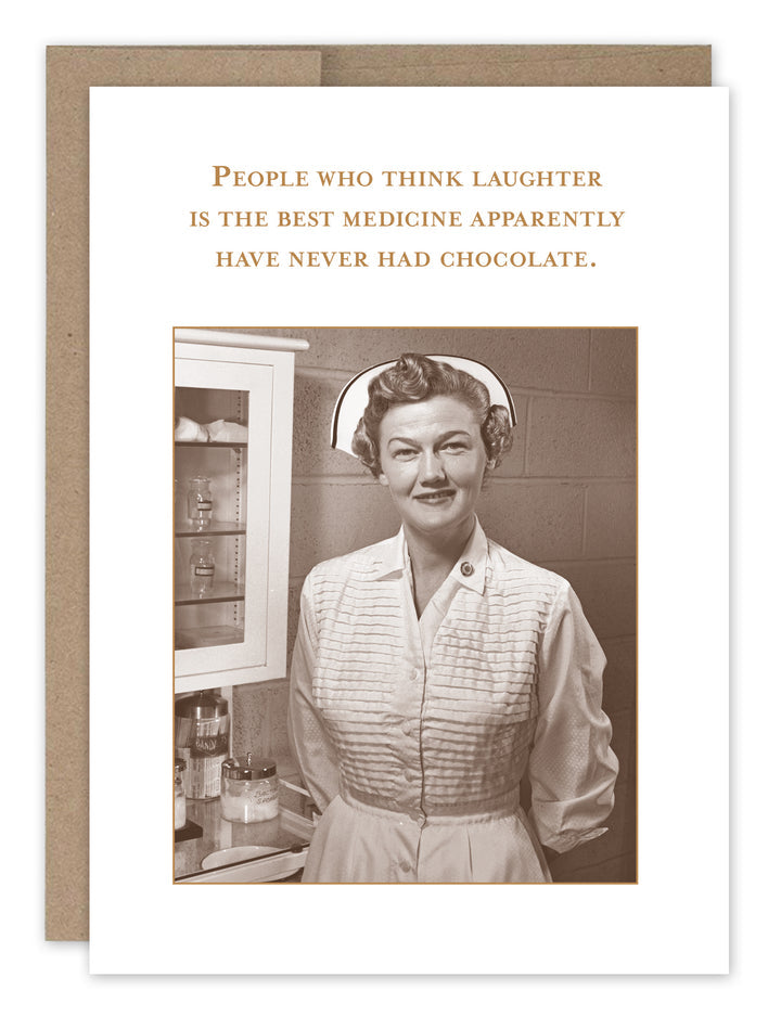Best Medicine Chocolate Get Well Card