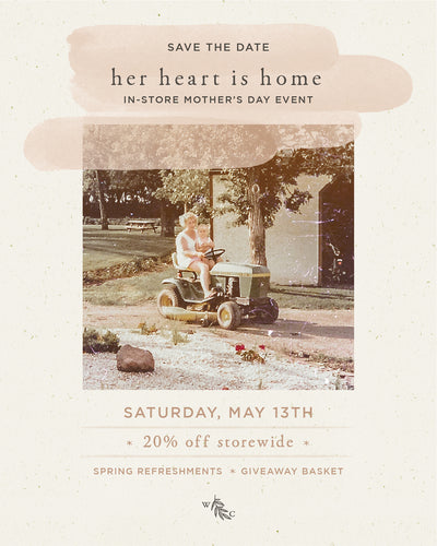Her Heart is Home In-Store Event
