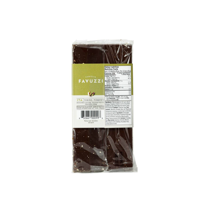 Sicilian Pistachio Dark Chocolate Bar