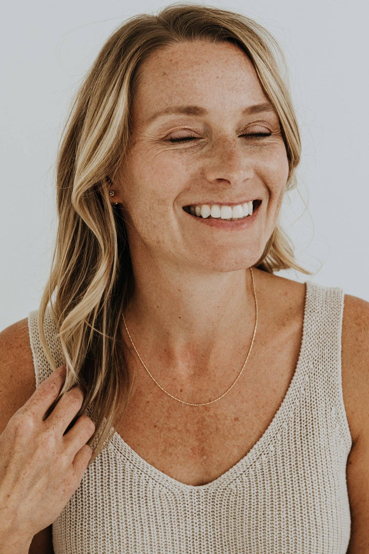 Dainty Ball Bar Chain • Sydney Rose Co.