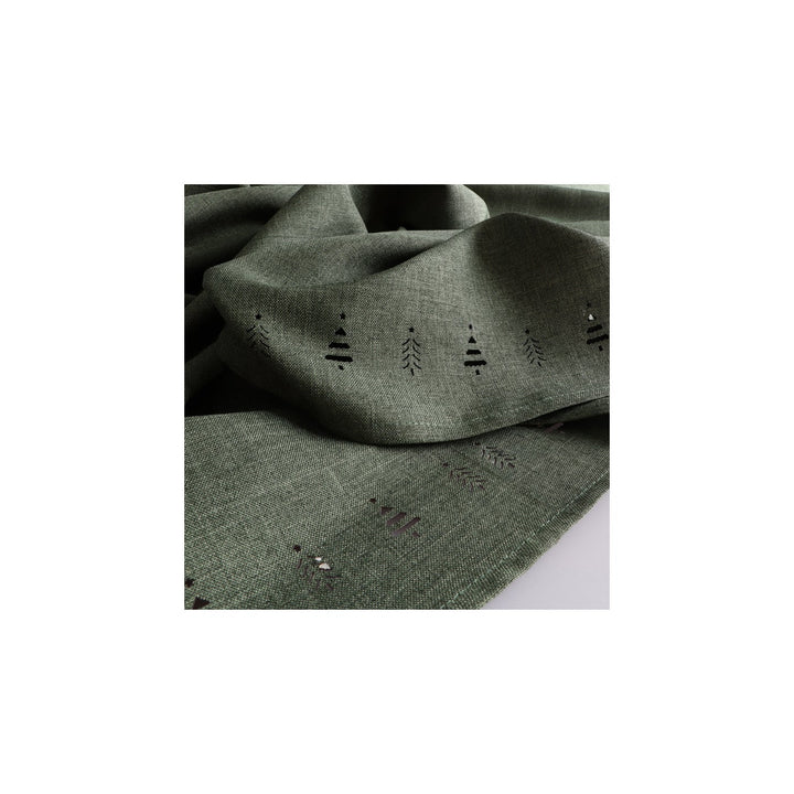 Evergreen Hemstitch Tablecloth