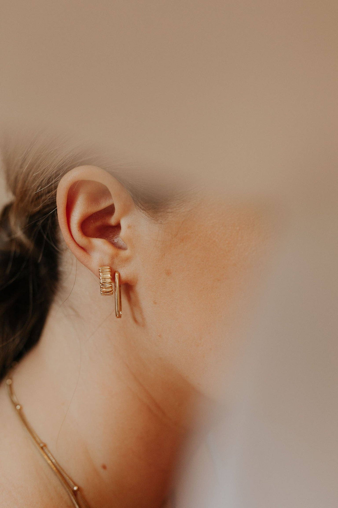Long Rectangle Hoops | Sydney Rose Co.