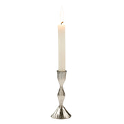 Forged Silver Candle Holder