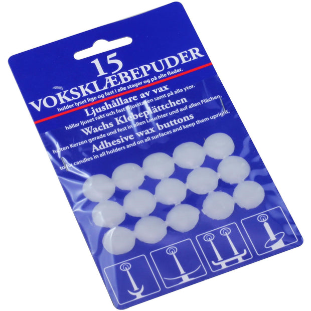 Taper Candle Adhesive Wax Buttons