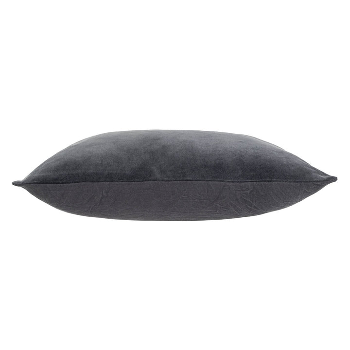 The Vera Velvet Pillow in Graphite