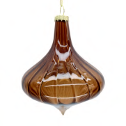 Coffee Glass Finial Ornament