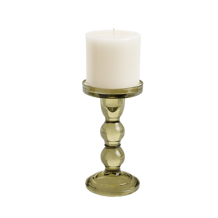 Verdant Glass Candle Holders