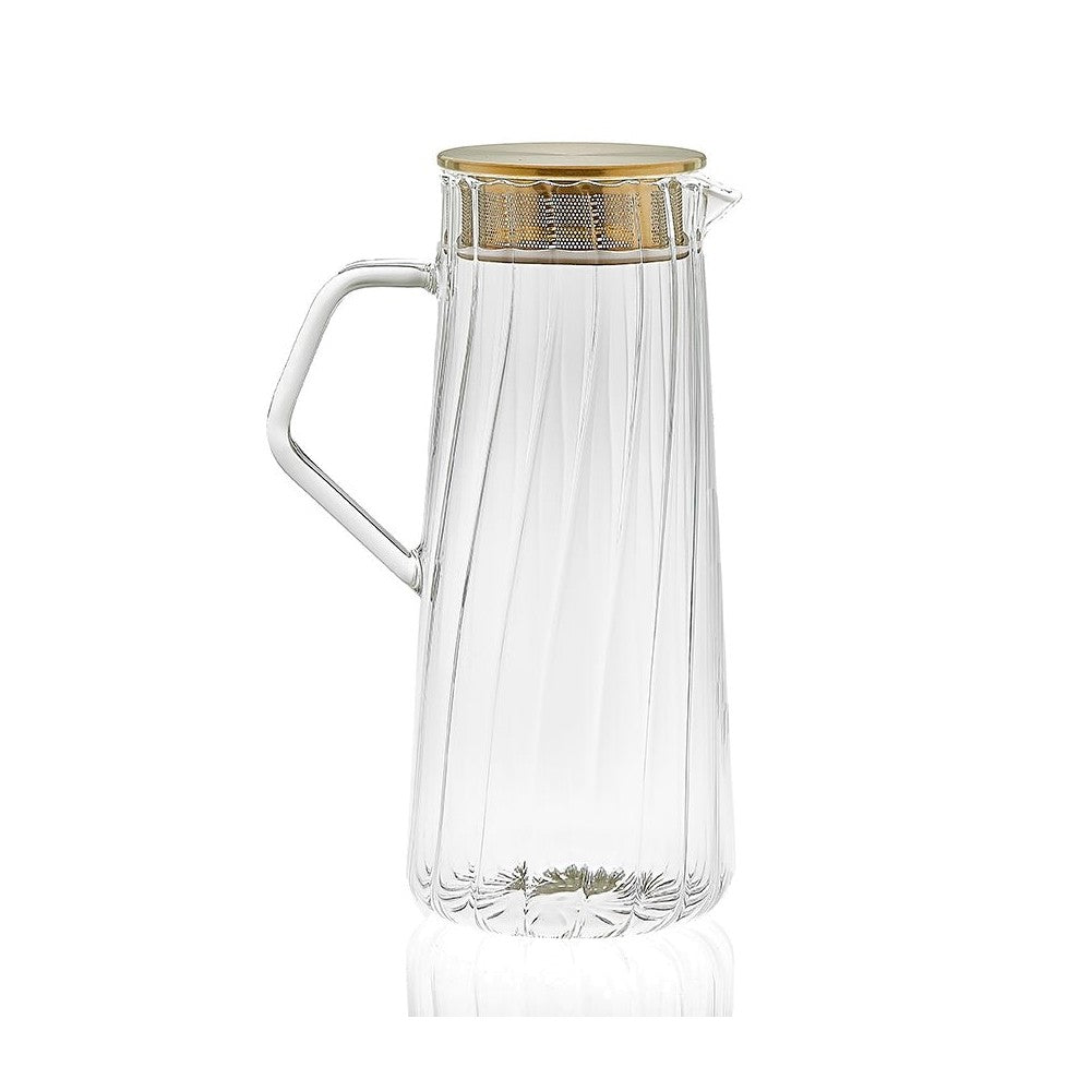 Reed Glass Carafe