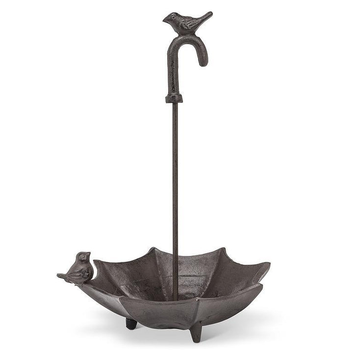 Cast Iron Umbrella Bird Feeder