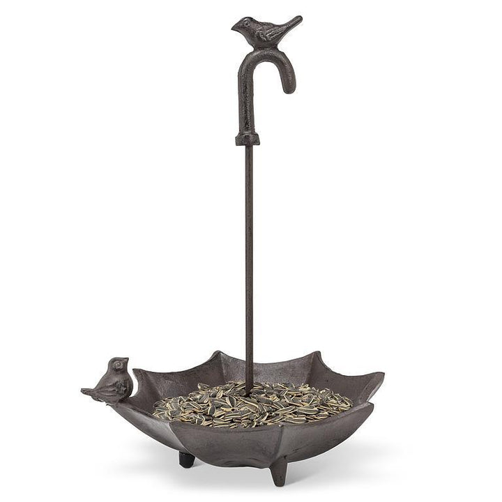Cast Iron Umbrella Bird Feeder