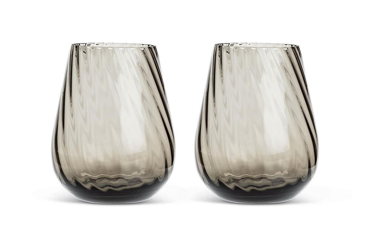Noir Stemless Wine Glass Set of 2